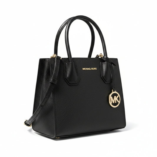 Michael Kors Black Leather Tote Bag, Women