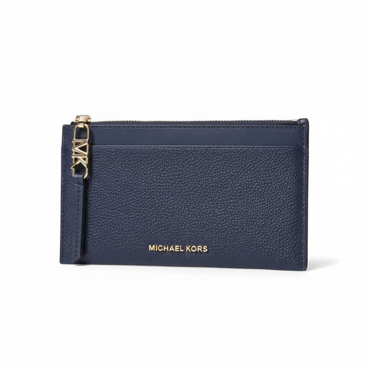 Michael Kors Empire Large Zip Card Case Navy, Women