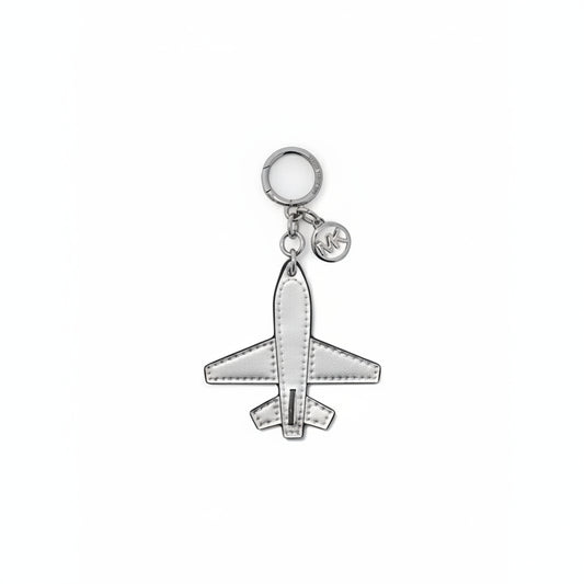 Michael Kors Keyring AIRPLANE METALLIC KEYCHAIN (35R5SGFK1M-SILVER) Women