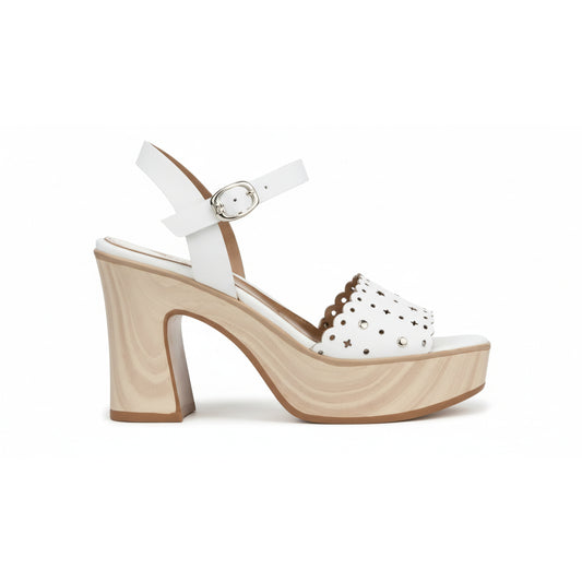 Michael Kors White Studded Platform Sandals, Women