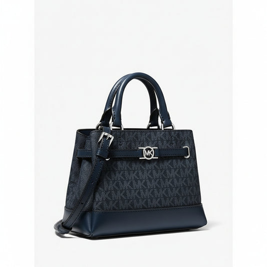 Michael Kors Reed Signature Satchel Admiral Blue (35F4S6RC0B-ADMIRAL) Women