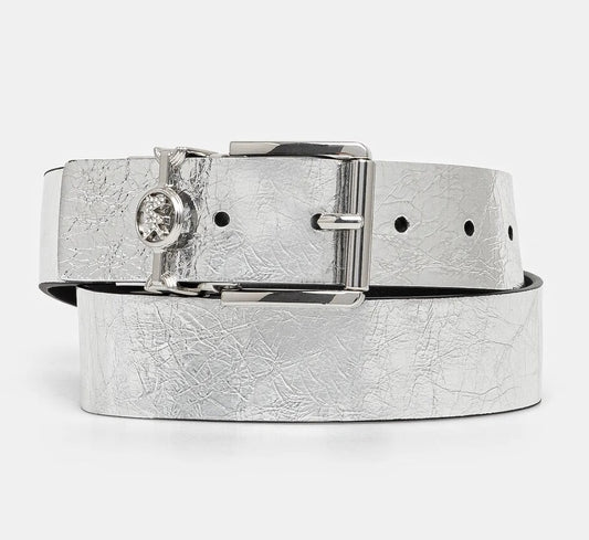 Michael Kors Belts 38MM REV METALLIC (559116-SILVER) Women