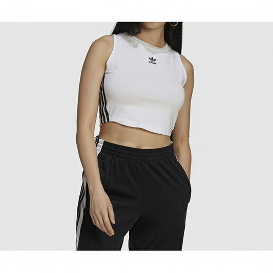 Adidas Tank Top CROP TANK (H38734-WHITE) Women