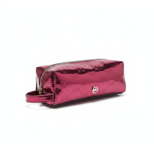Michael Kors Metallic Cherry Logo Cosmetic Pouch, Women