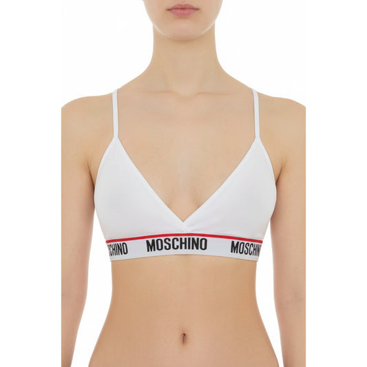 Moschino Triangle Bra White (A14824402-0001) Women