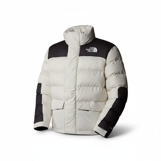 The North Face Colorblock Puffer Jacket White Black, Women