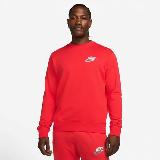 Nike Red Crew Neck Sweatshirt, Men