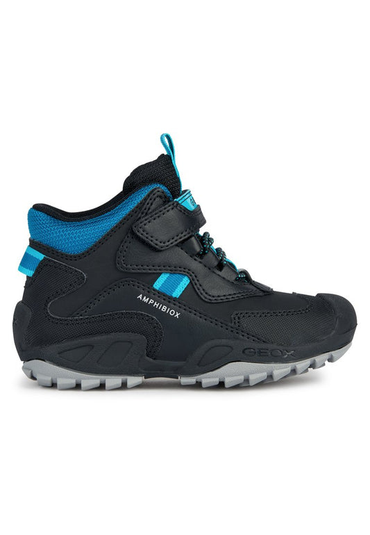 Geox J NEW SAVAGE BOY B A black (ZZO27D935-Q00) Kids
