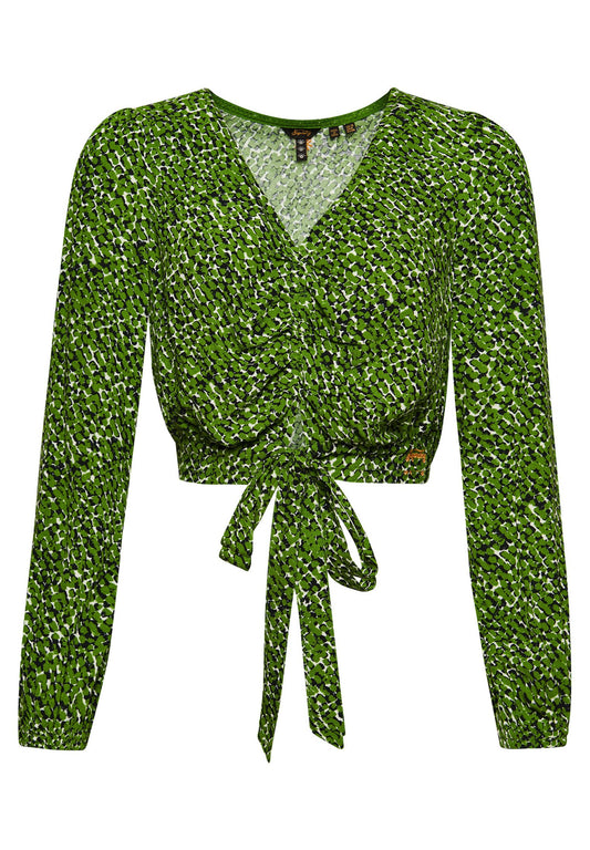 Superdry & Co SUPERDRY Vintage Tie Front Top (SU221E0IP-M11) Women