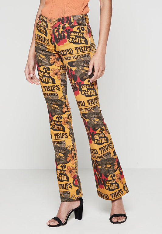 Miss Sixty 6N3JJ5150000 JJ5150 FLARE TROUSERS   UO (ZZO1HPBAT-T00) Women