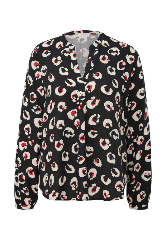 Viskosebluse mit Dobby-Struktur Women
