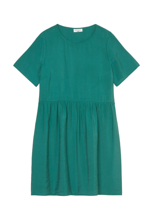 Marc O'Polo DENIM Kurzes Kleid mit geraffter Taille aus fließendem TENCEL™ Modal Women
