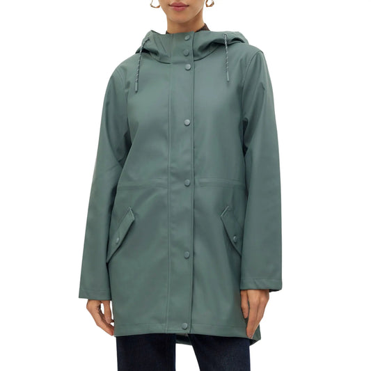 Vero Moda Malou Coated Jacket (10266982-BALSAMGREEN) Women