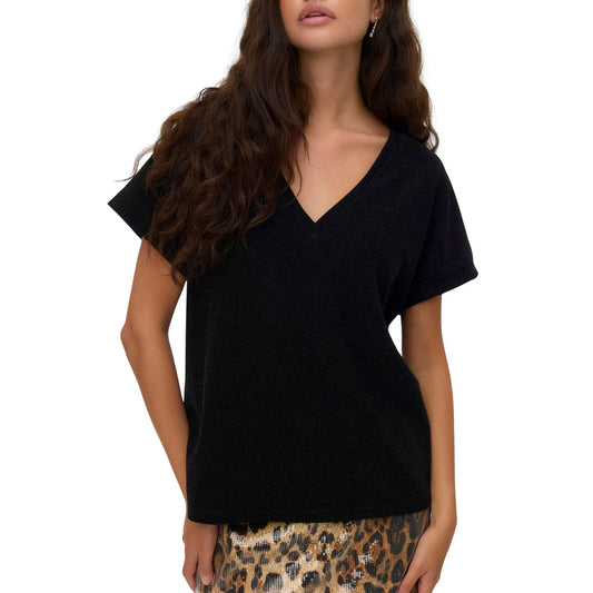 Vero Moda Hoxanne S/S Top (10338179-BLACK) Women