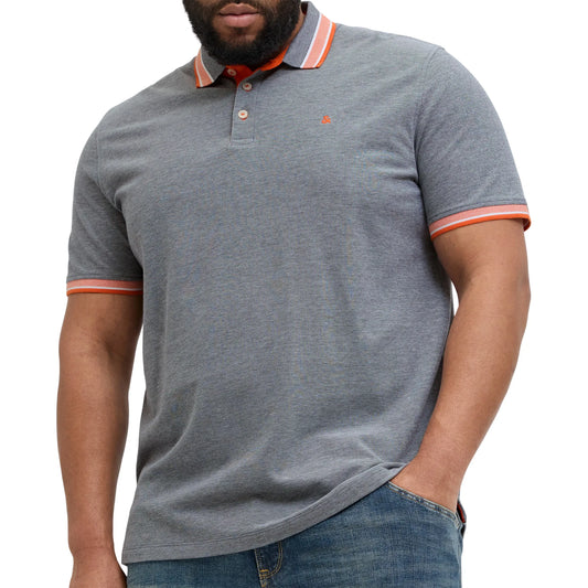 Jack & Jones Essentials Paulos Polo Shirt (plussize) (12143859-NVYBLZRNEON) Men