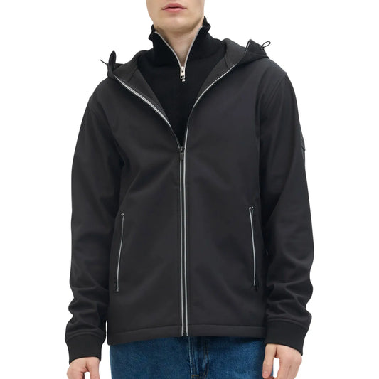 JJ Rebel Wood Softshell Jacket (12271298-BLACK) Men