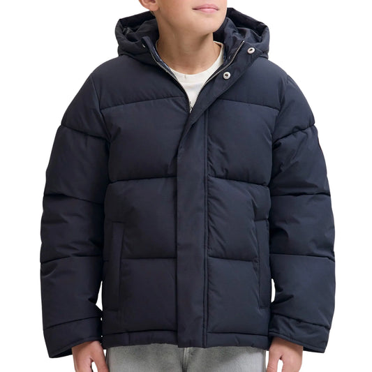 Jack & Jones Orinwood Hood Puffer Winterjacket (12283500-DARKNAVY) Kids