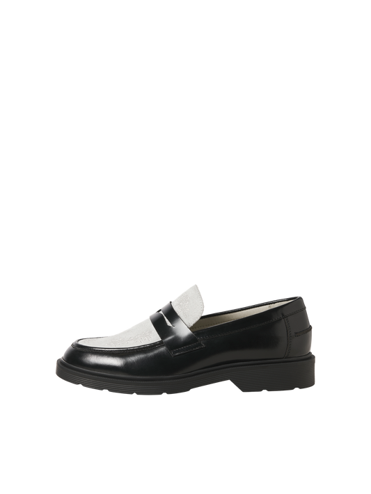Jack & Jones Additionals JFWCOSTA LEATHER LOAFER STYD LN Black (12285305-Black) Men