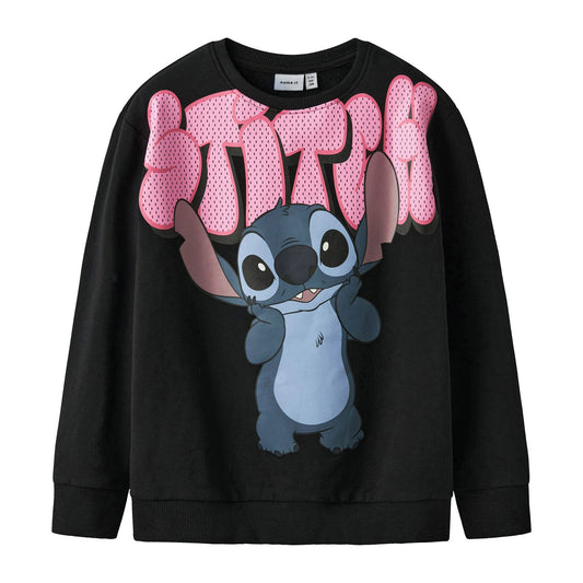 Name It Odimi Stitch Sweater (13249722-BLACK) Kids
