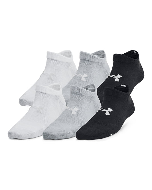 UA YTH ESSENTIAL NO SHOW 6PK (1382610-004) Kids