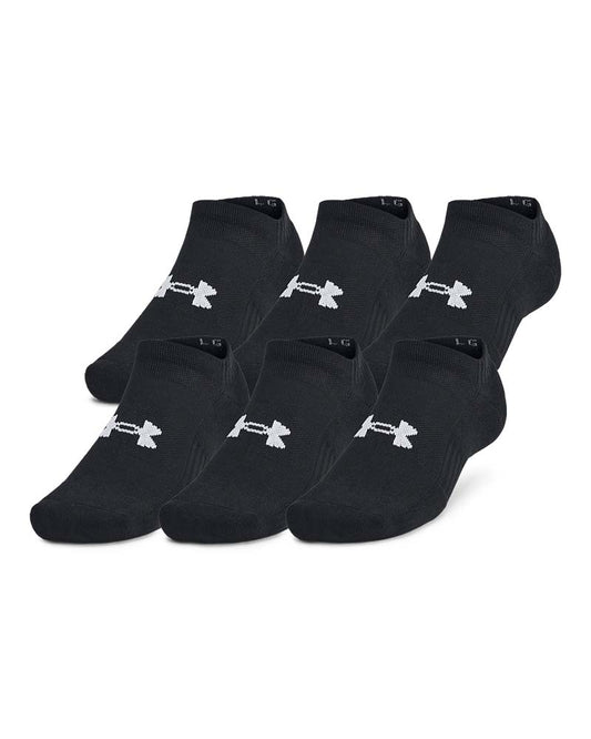Under Armour TC 3pk No Show (1386313-001) Unisex
