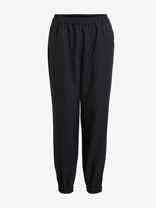 Vila Striped Trousers Petra Blue (14071336-3163299) Women