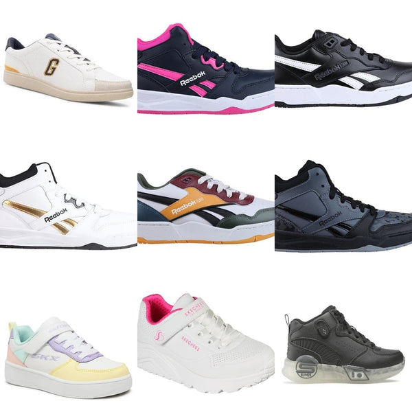 Kids' Sports Shoes - Reebok, Sprandi, adidas cover