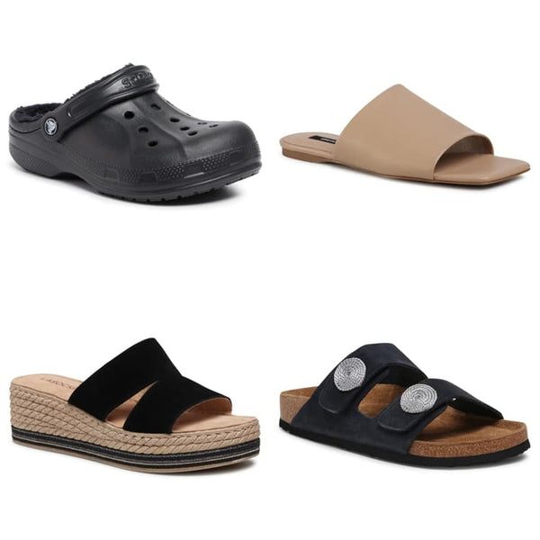 Women's Pool Sliders - Crocs, Lasocki, Gino Rossi cover