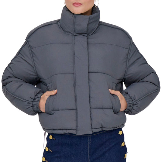 Only Lellie Short Puffer Winterjacket (15349069-BLACKENEDPE) Women