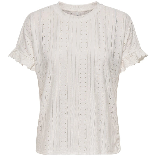 Only Milla Frill Shirt (15353355-CLOUDDANCER) Women