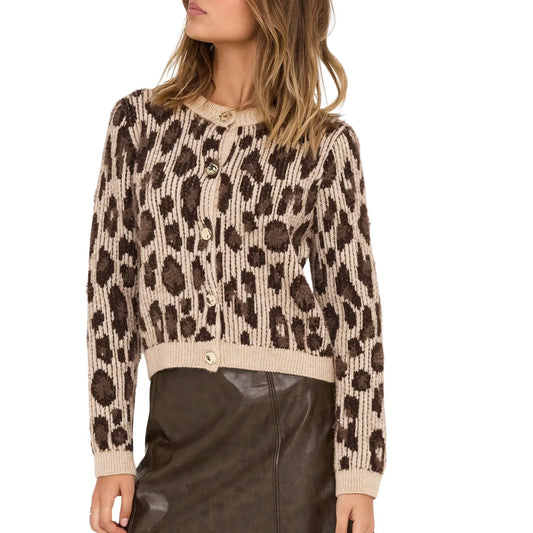 Only Sybille Buton Cardigan Vest (15358214-IRISHCREAM) Women