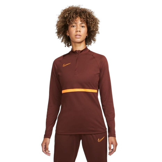 Nike Dri-FIT Academy 21 Drill Top Sweatshirt Brown CV2653 273 Women