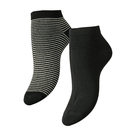 Pieces Laura Socks (2-Pack) (17140773-BLACK) Women