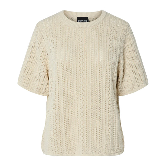 Pieces Nuka Knit Shirt (17158293-BIRCH) Women