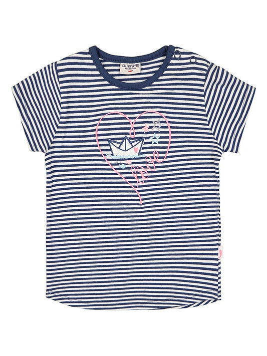 Salt and Pepper Shirt Navy Kids