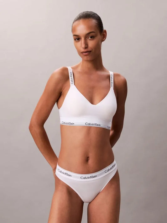 Calvin Klein Womens Bralette LV00QF8504100 White
