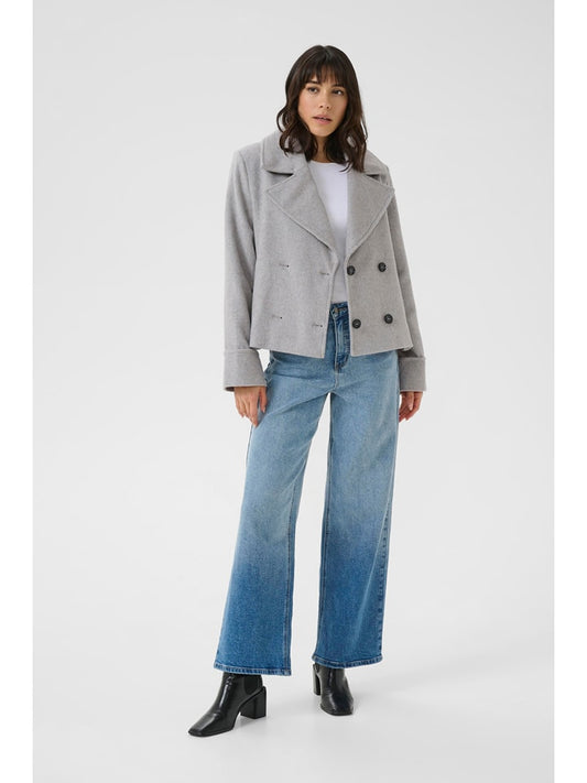 Kaffe Trenchcoat Grey Women