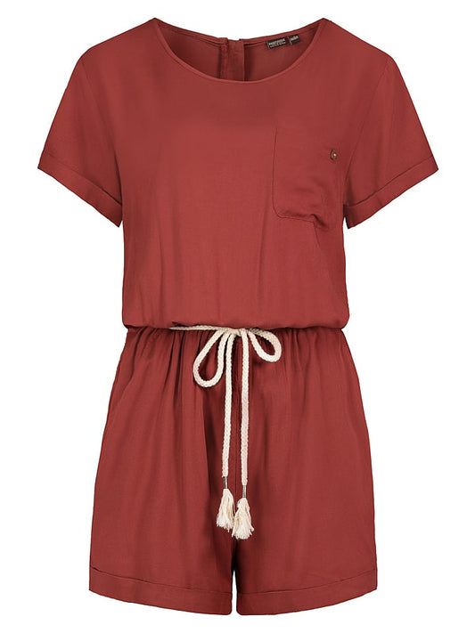 Eight2Nine Jumpsuit Red Brown Women