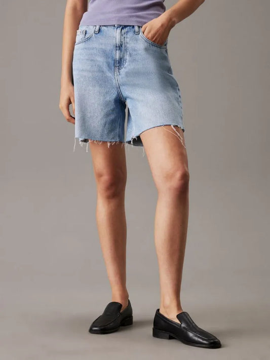 Calvin Klein Womens Shorts J20J2251551AA Denim