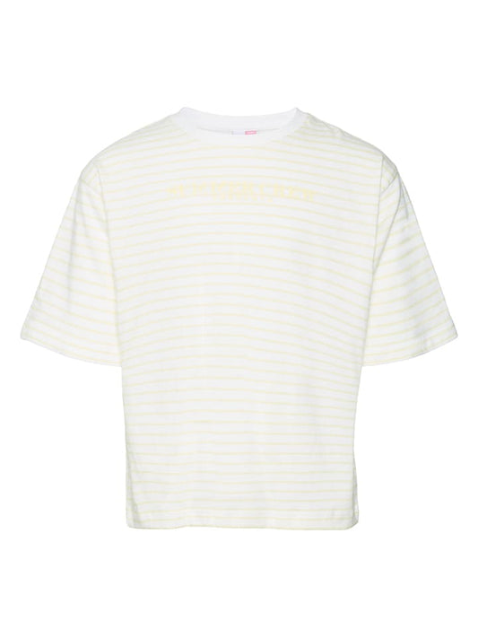 Vero Moda Girl Shirt "Leila" White / Yellow Kids