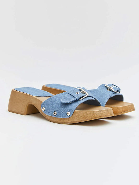 Bellucci Mules Blue Women