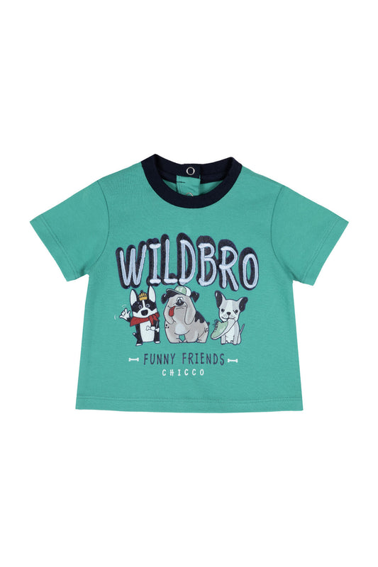 Chicco Wildbro T-Shirt for Boy and Baby Medium Green Men