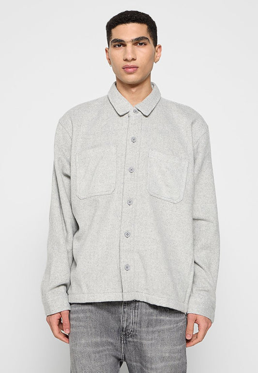 SEP2 LS COZY BRUSHED SHACKET SOLIDS 2CC $69.95 Men