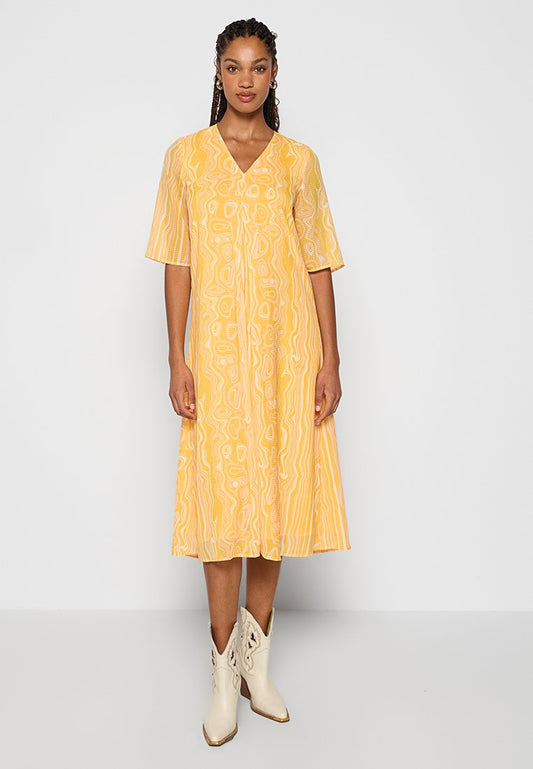 DonteMD long print dress Women