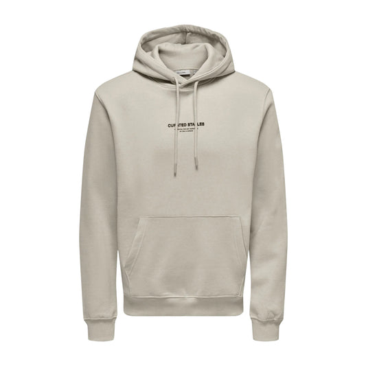 Only & Sons Curated Hoodie (22030921-SILVERLININ) Men