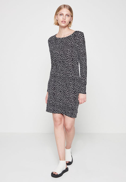 Vero Moda DRESS FEM KNIT PL95/EA5 Anthracite (ZZO1KA903-Q01) Women