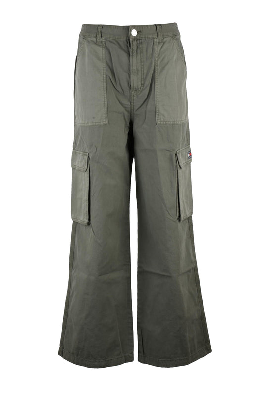 TOMMY JEANS trousers Green (254164-1027) Women