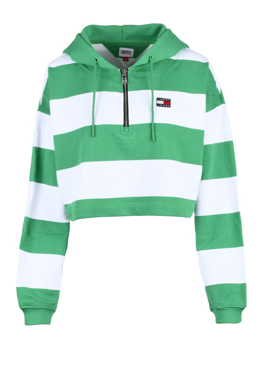 TOMMY JEANS sweatshirt WHITE/GREEN (255721-1107) Women