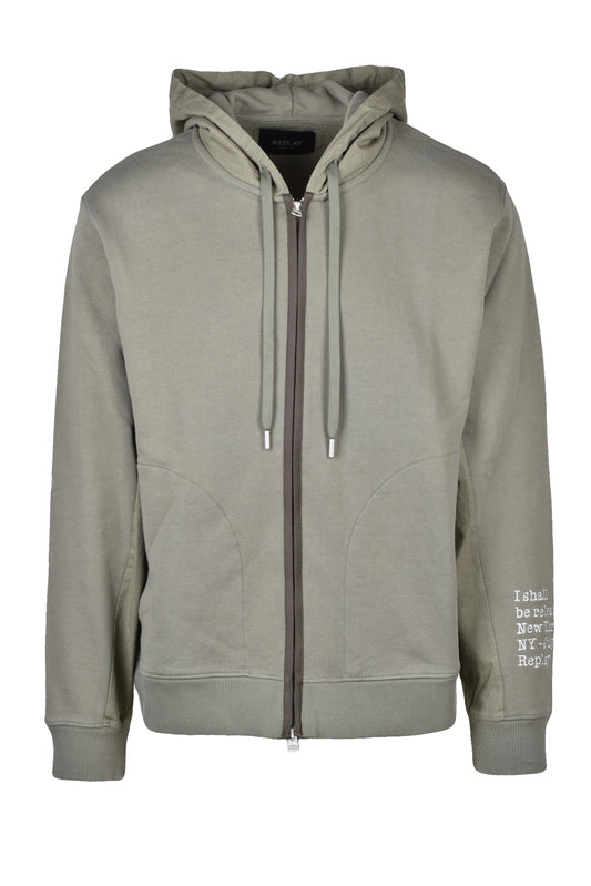 REPLAY sweatshirt SAGE GREEN (259568-1223) Men