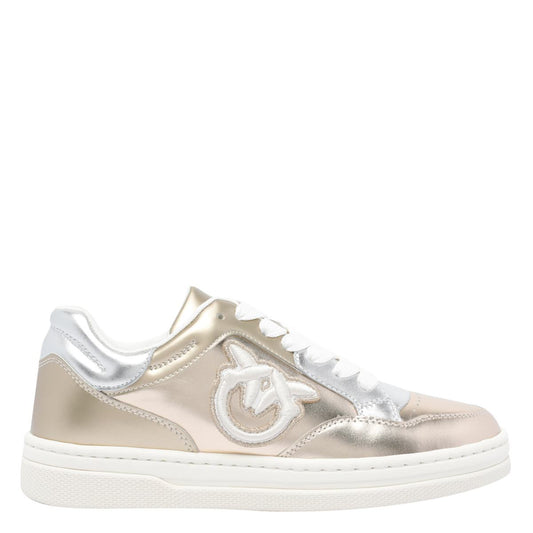 MANDY 11 - SNEAKER LAMINATED NAPPA PLATINUM/SILVER Women